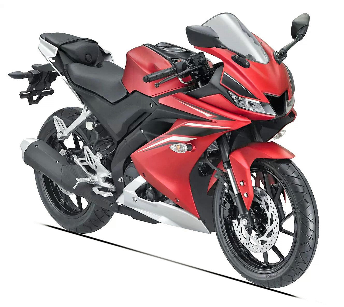 Amotopart 2018–2024 Yamaha YZF R15 Schwarz Rot Verkleidungsset