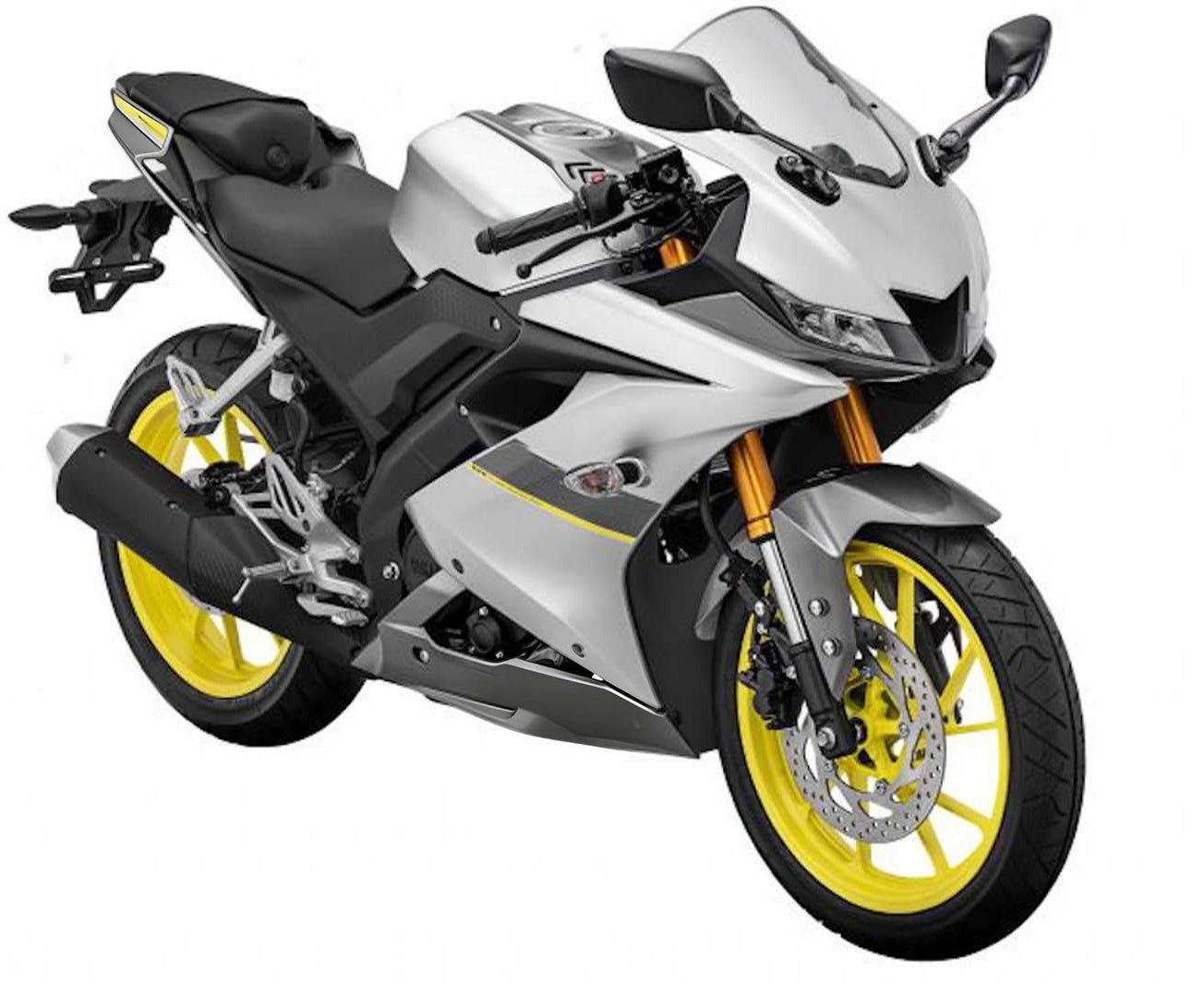 Amotopart 2018–2024 Yamaha YZF R15 Sliver Black Verkleidungsset