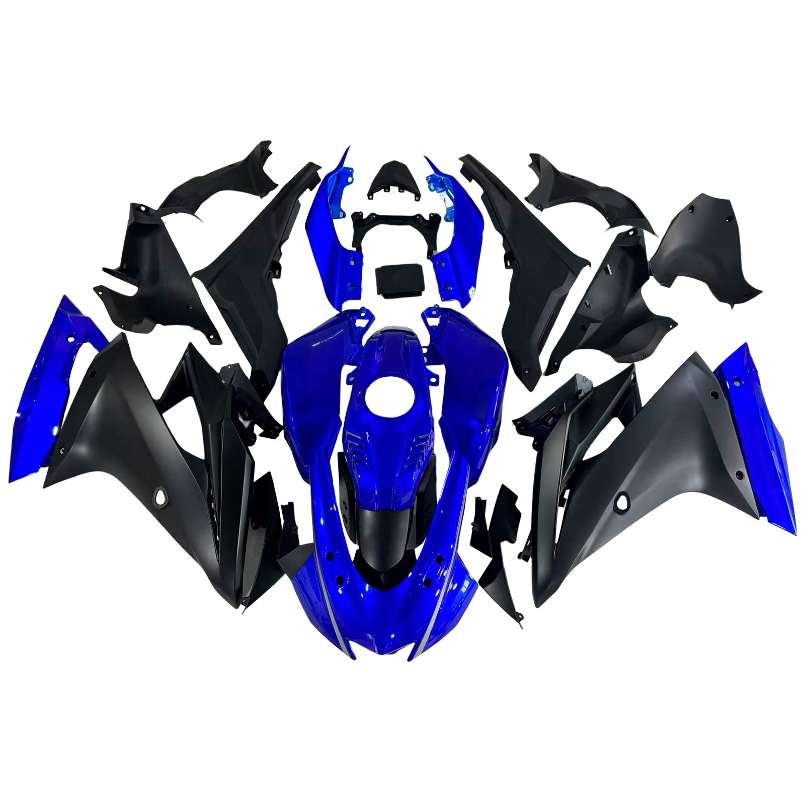 Amotopart 2019-2022 Yamaha YZF R125 Dark Blue Fairing Kit
