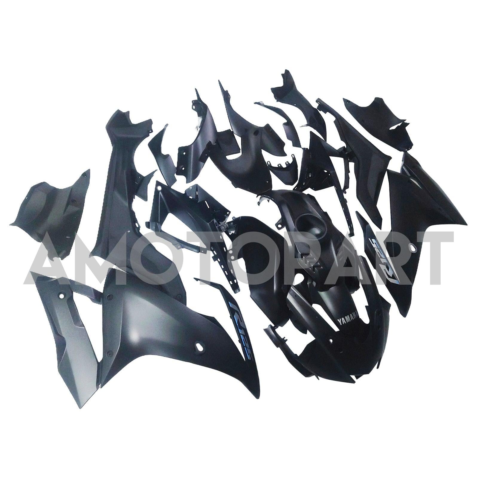 Amotopart 2019-2024 ヤマハ YZF R125 ブラック フェアリングキット