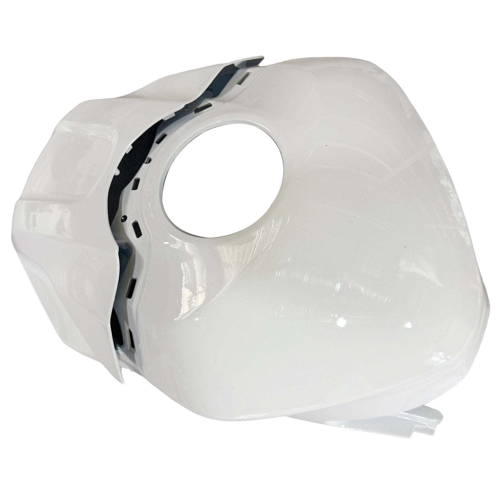 Amotopart 2025-2026 Yamaha YZF R3 YZF R25 Gloss White Gradient Blue Fairing Kit