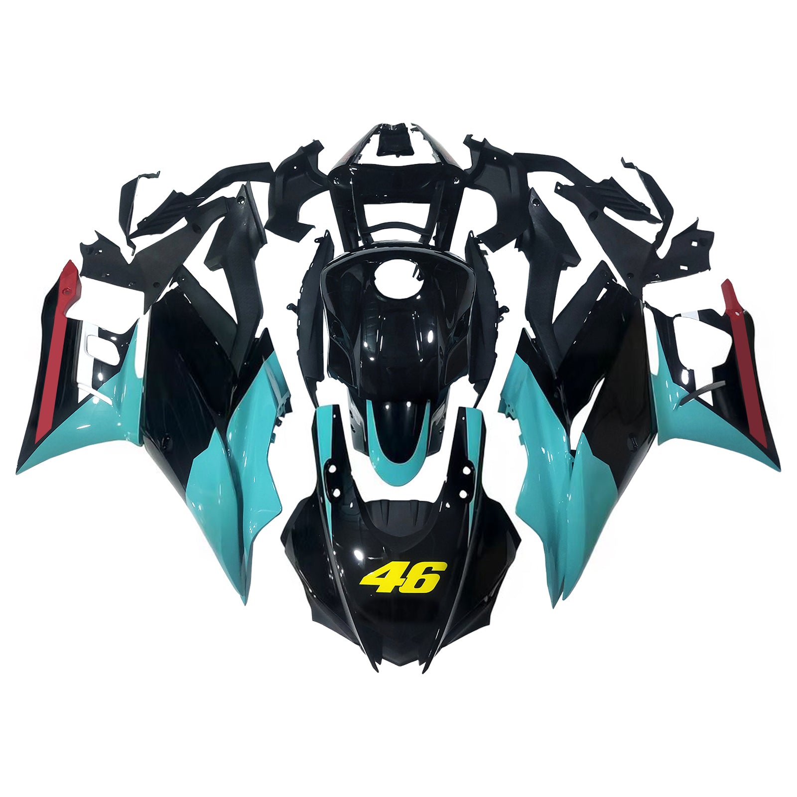 Amotopart 2022-2024 Yamaha YZF-R3 R25 Petronas Fairing Kit