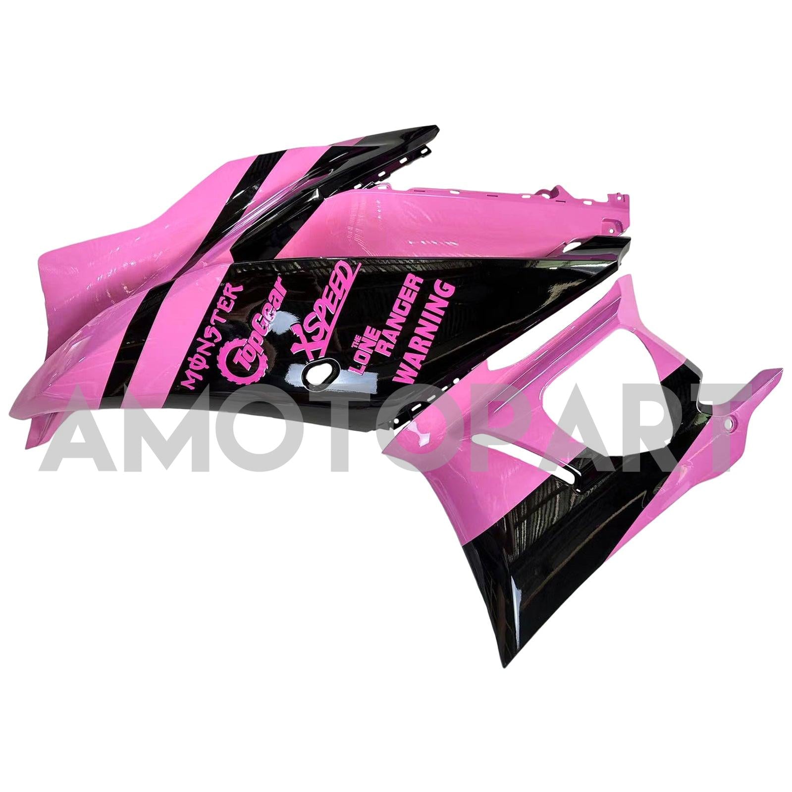 Amotopart 2022-2023 Yamaha YZF-R3 R25 Pink Fairing Kit