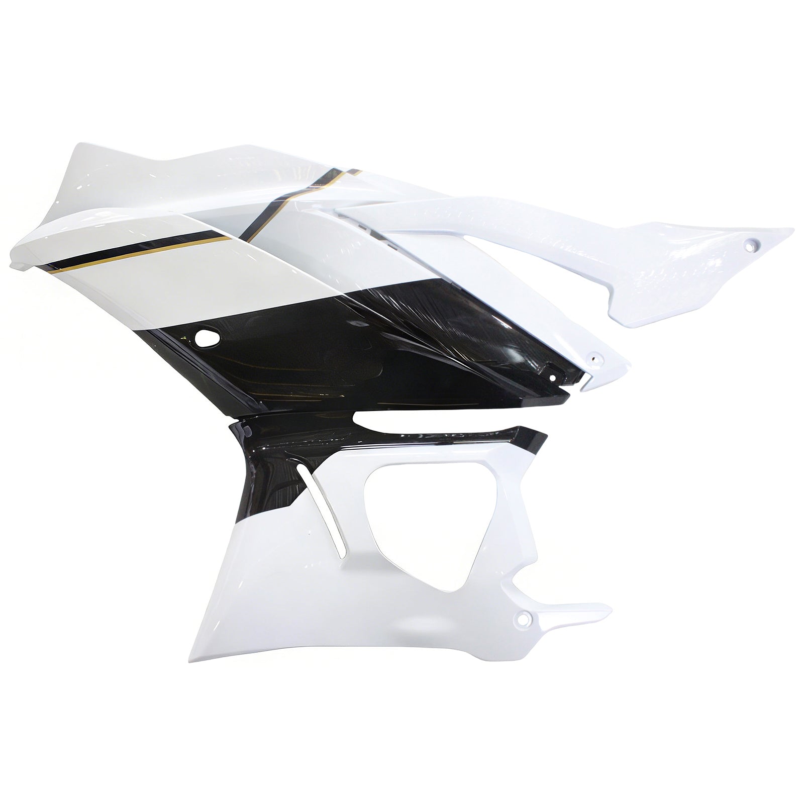 Amotopart 2022-2023 Yamaha YZF-R3 R25 White Fairing Kit
