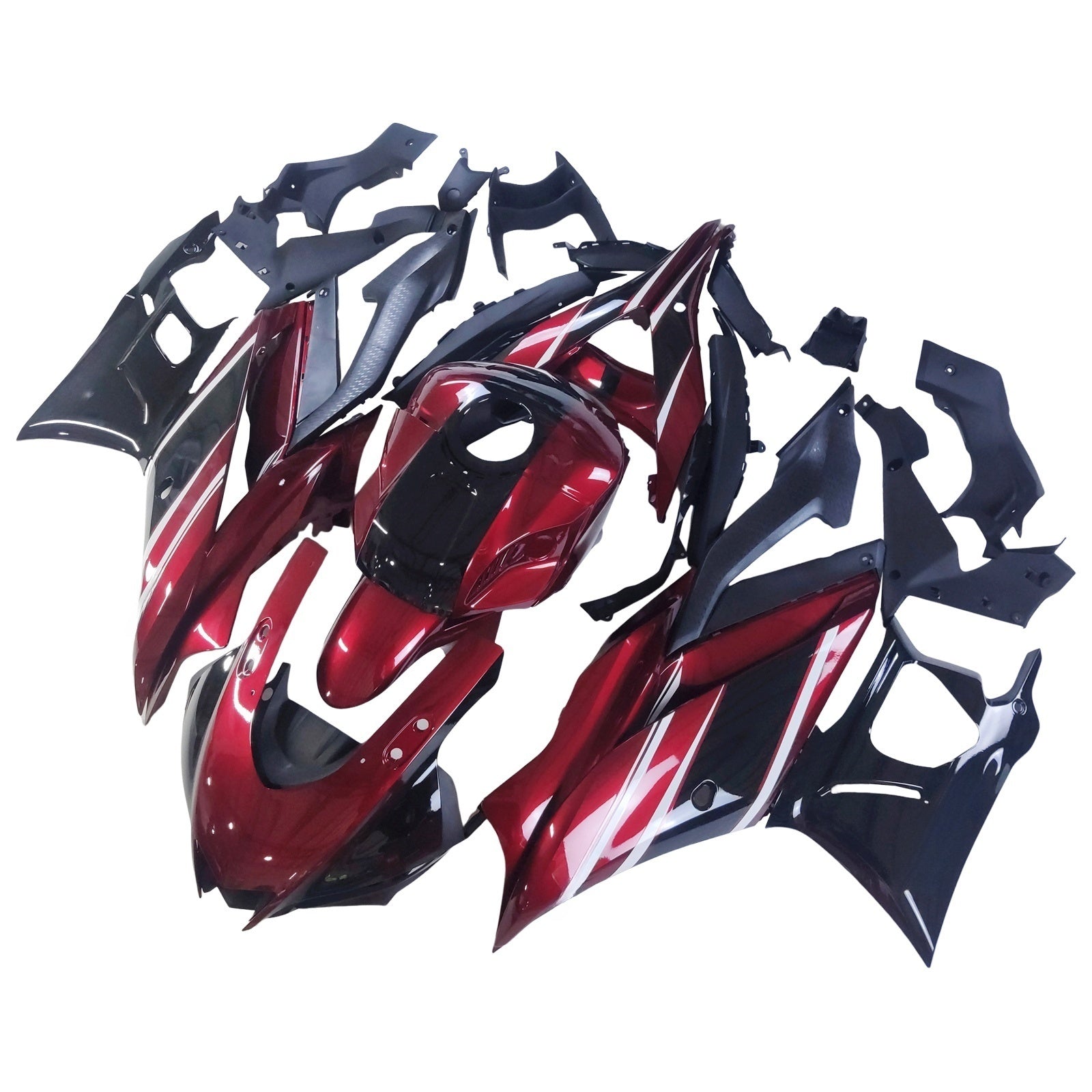 Amotopart 2022-2023 ヤマハ YZF-R3 R25 レッド フェアリングキット