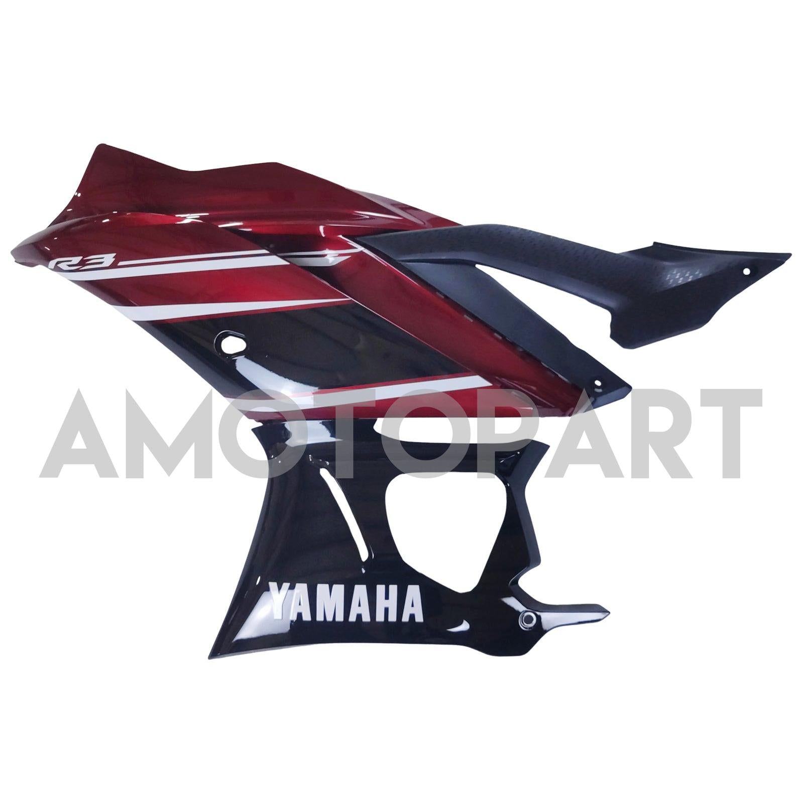 Amotopart 2022-2024 Yamaha YZF-R3 R25 Red Fairing Kit