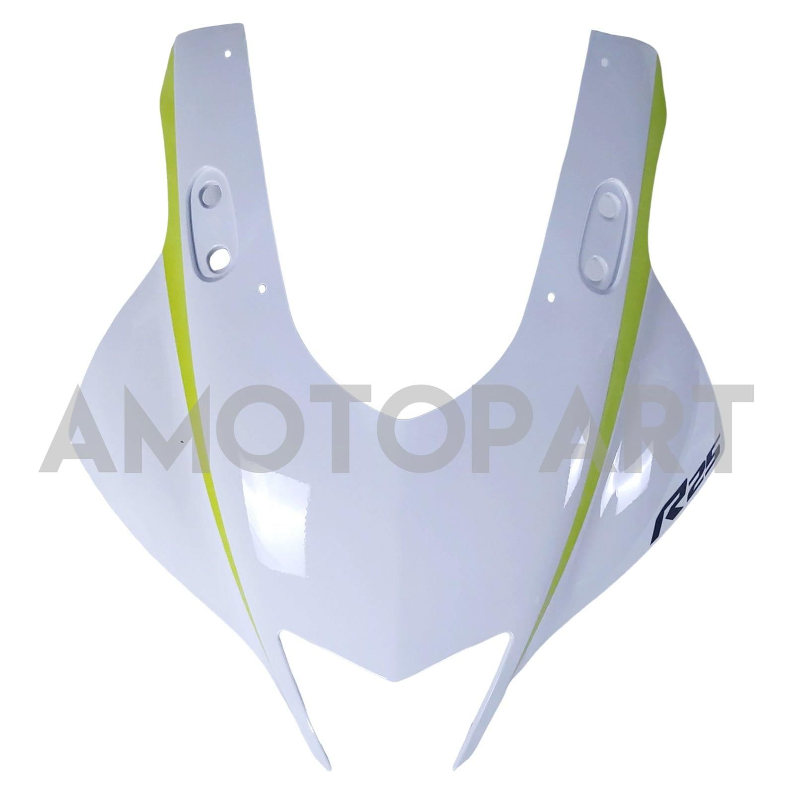 Amotopart 2022-2024 Yamaha YZF-R3 R25 White Fairing Kit