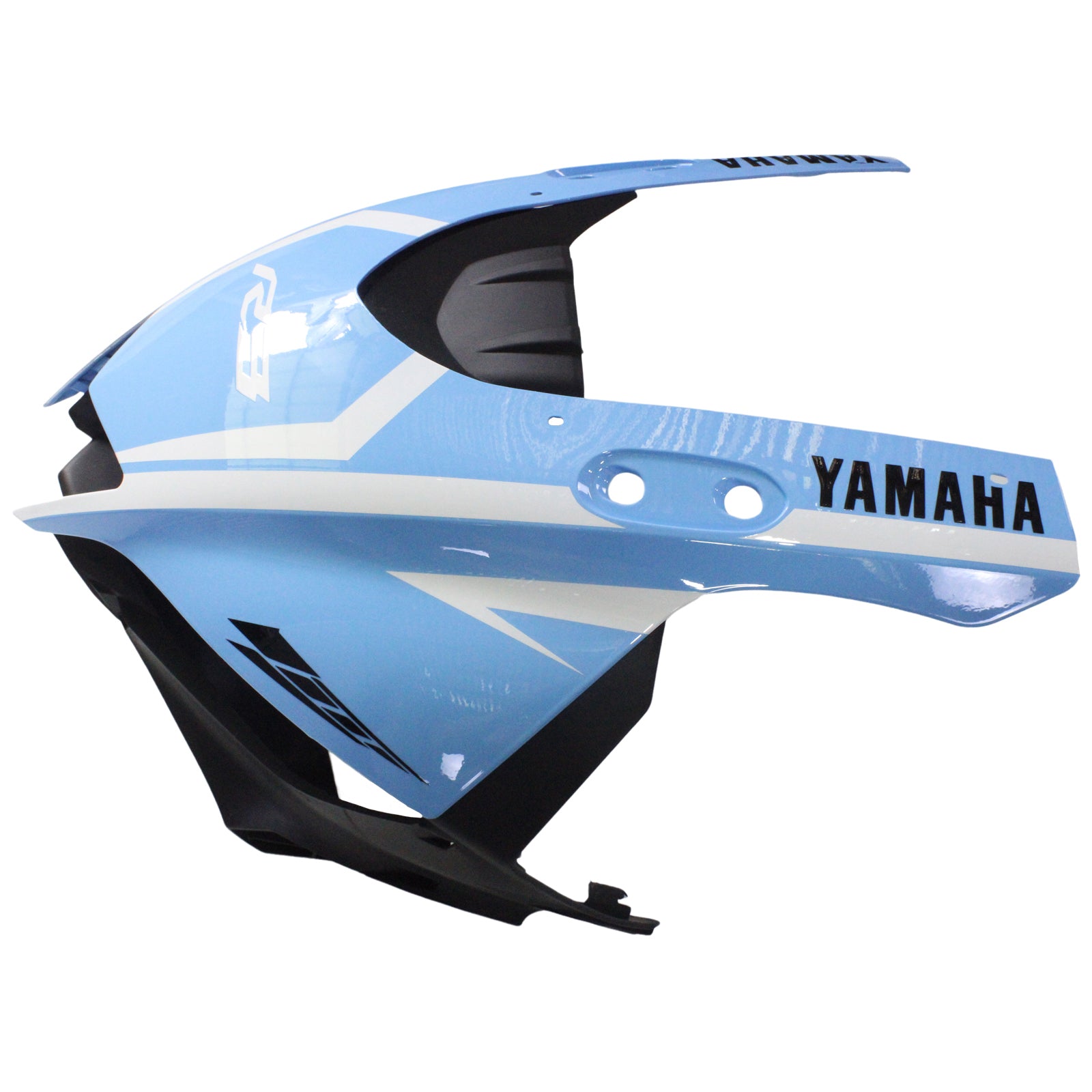 Amotopart 2022-2023 Yamaha YZF-R3 R25 White&Blue Style2 Fairing Kit
