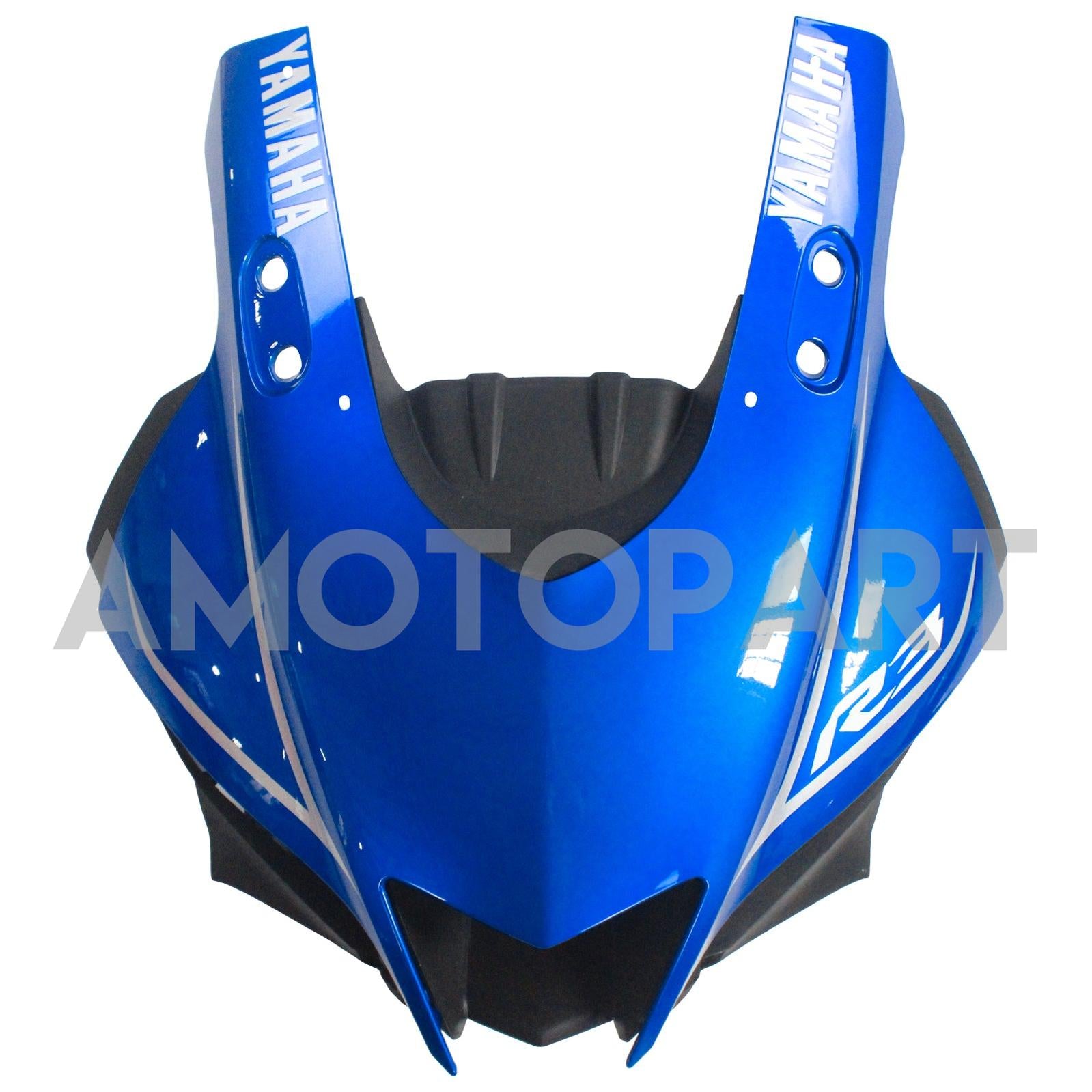Amotopart 2022-2024 Yamaha YZF-R3 R25 Blue Style8 Fairing Kit