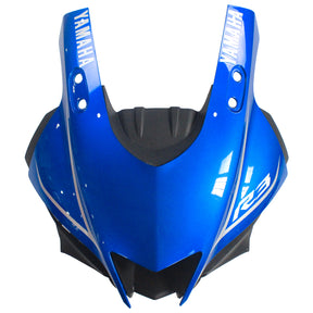 Amotopart 2022-2024 Yamaha YZF-R3 R25 Blue Style8 Fairing Kit