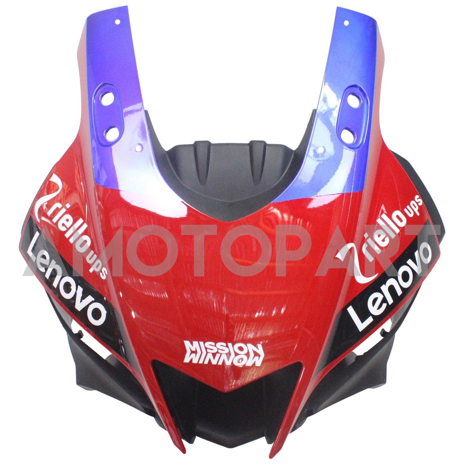 Amotopart 2022-2023 Yamaha YZF-R3 R25 Red & White Fairing Kit