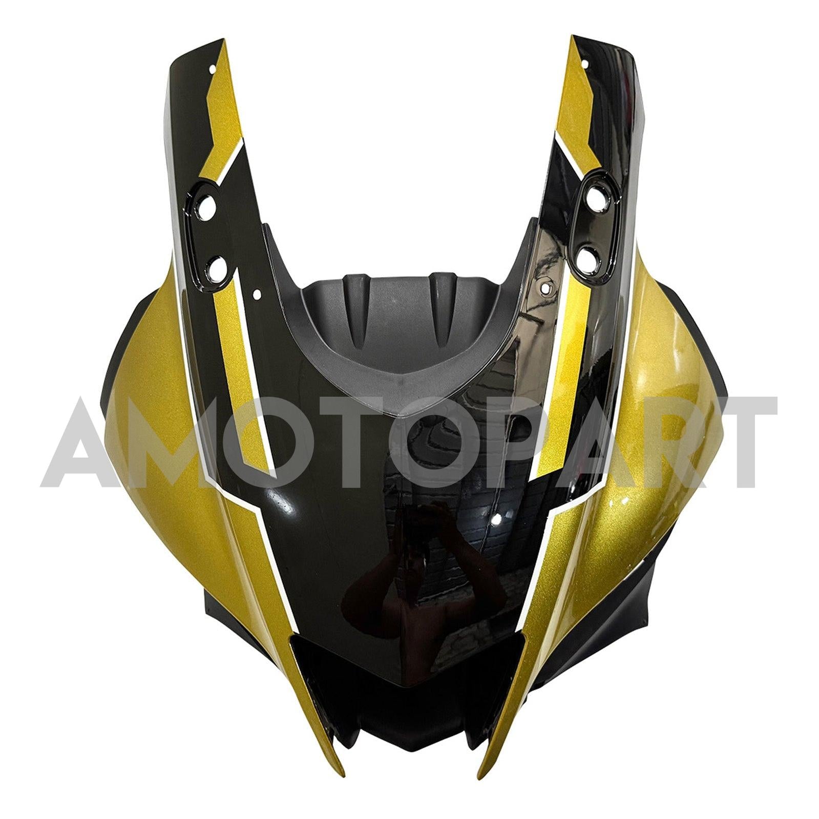 Amotopart 2022-2024 Yamaha YZF-R3 R25 Gold&Black Fairing Kit