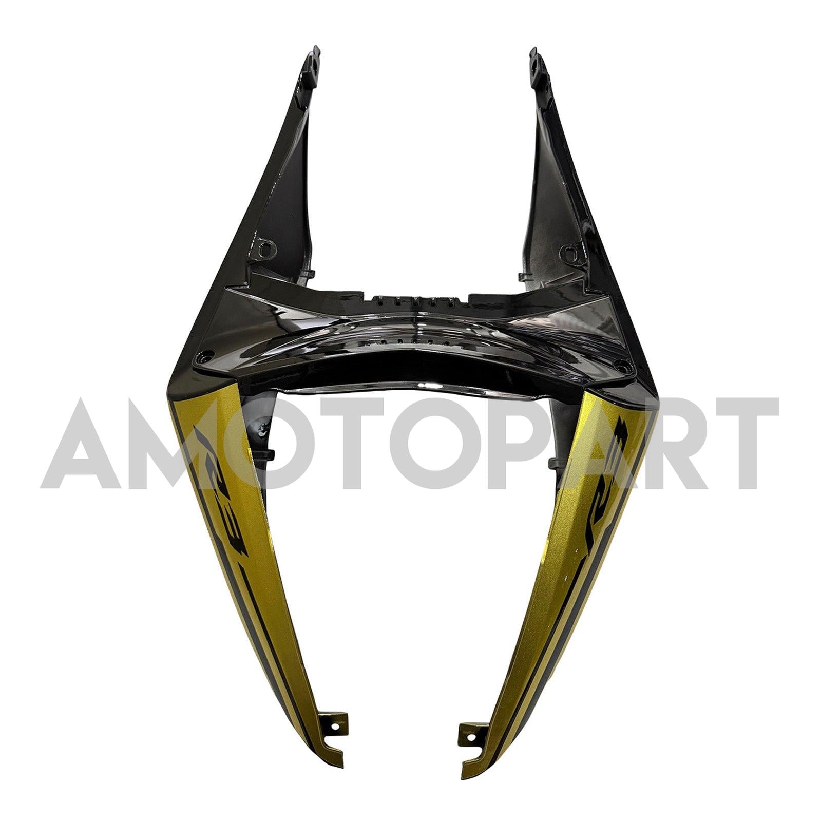 Amotopart 2022-2024 Yamaha YZF-R3 R25 Gold&Black Fairing Kit