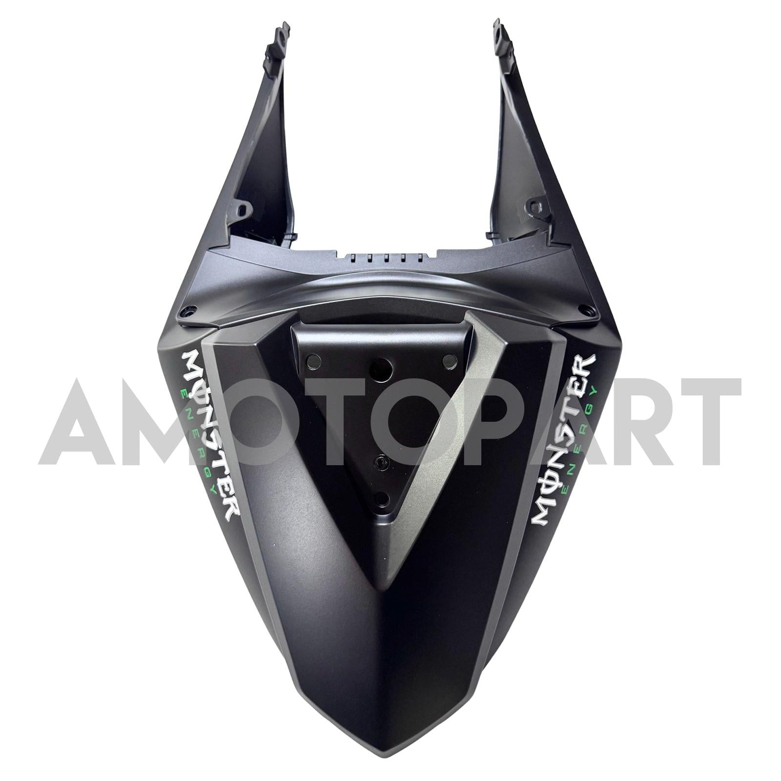 Amotopart 2022-2024 Yamaha YZF-R3 R25 Black with Monster Logo Fairing Kit