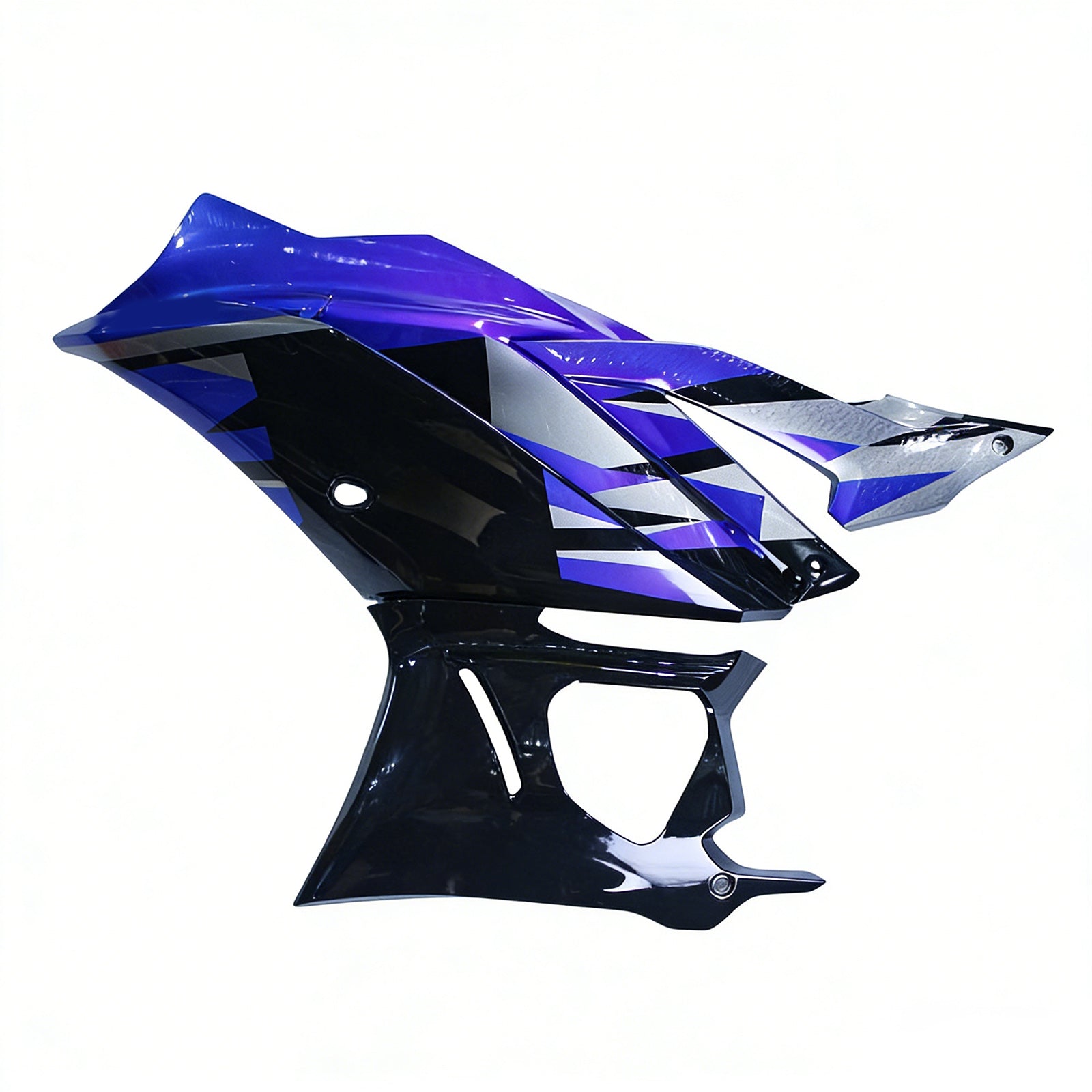 Amotopart 2022-2024 Yamaha YZF-R3 & R25 Black Blue Fairing Kit