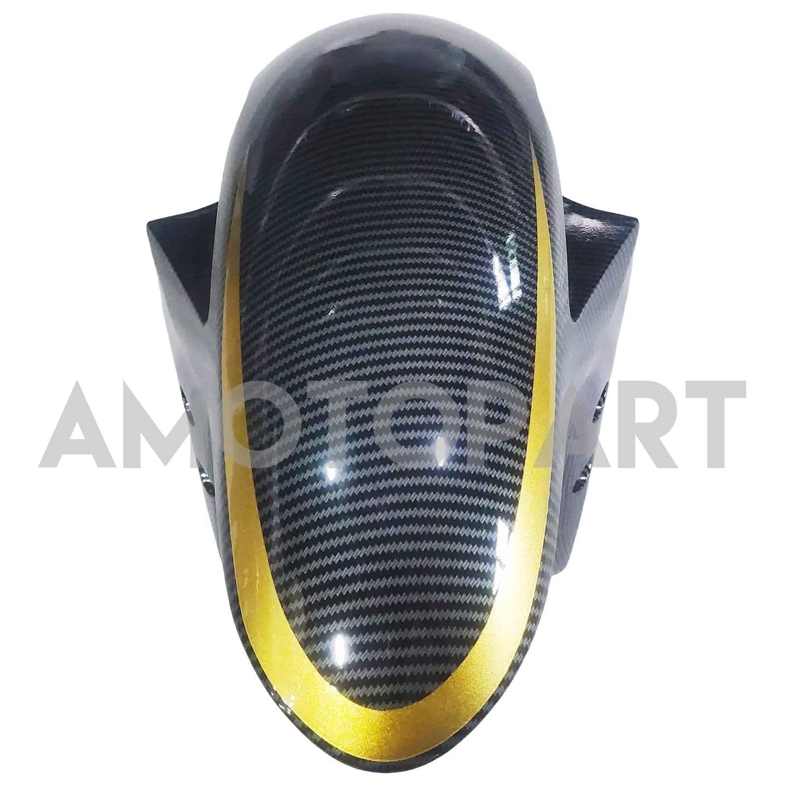 Amotopart 2022-2024 Yamaha YZF-R3 & R25 Karbonfiber Svart gullgult fairing Kit