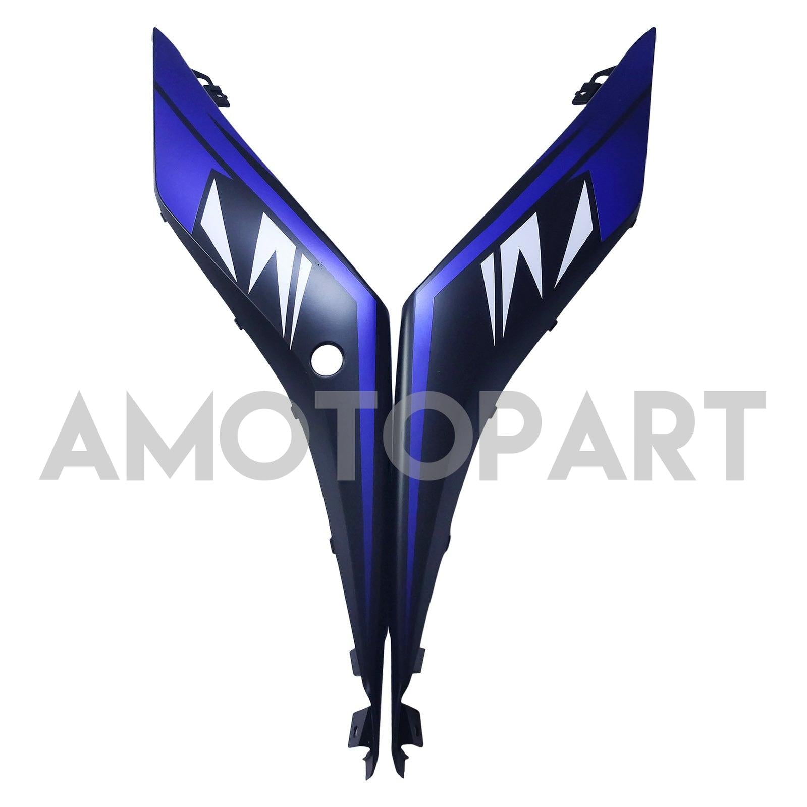 Amotopart 2022-2024 Kit carena Yamaha YZF-R3 e R25 nero opaco blu
