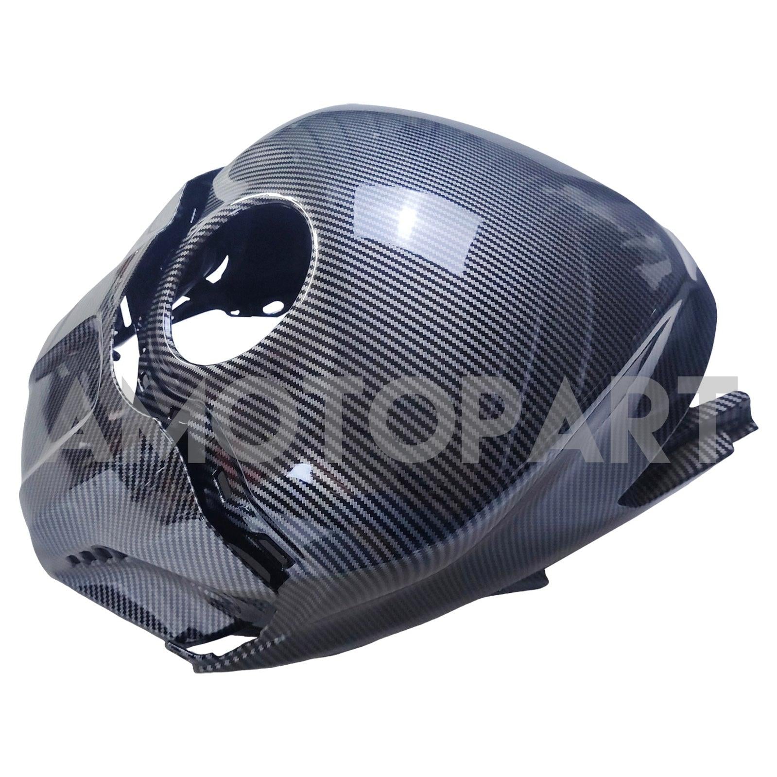 Amotopart 2022-2024 Yamaha YZF-R3 & R25 karbonfiber Svart gull hvit rød fairing kit