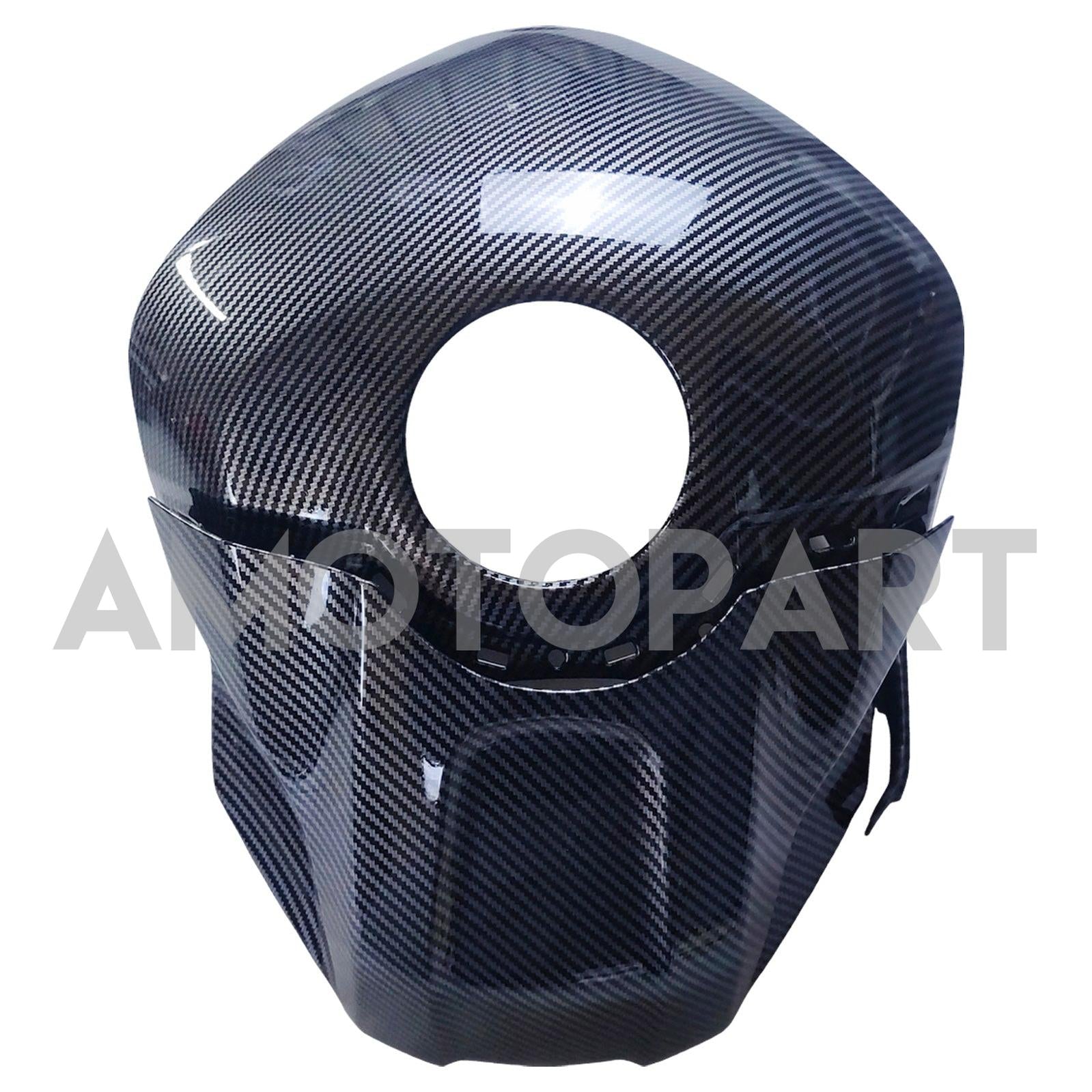 Amotopart 2022-2024 Yamaha YZF-R3 & R25 karbonfiber Svart gull hvit rød fairing kit
