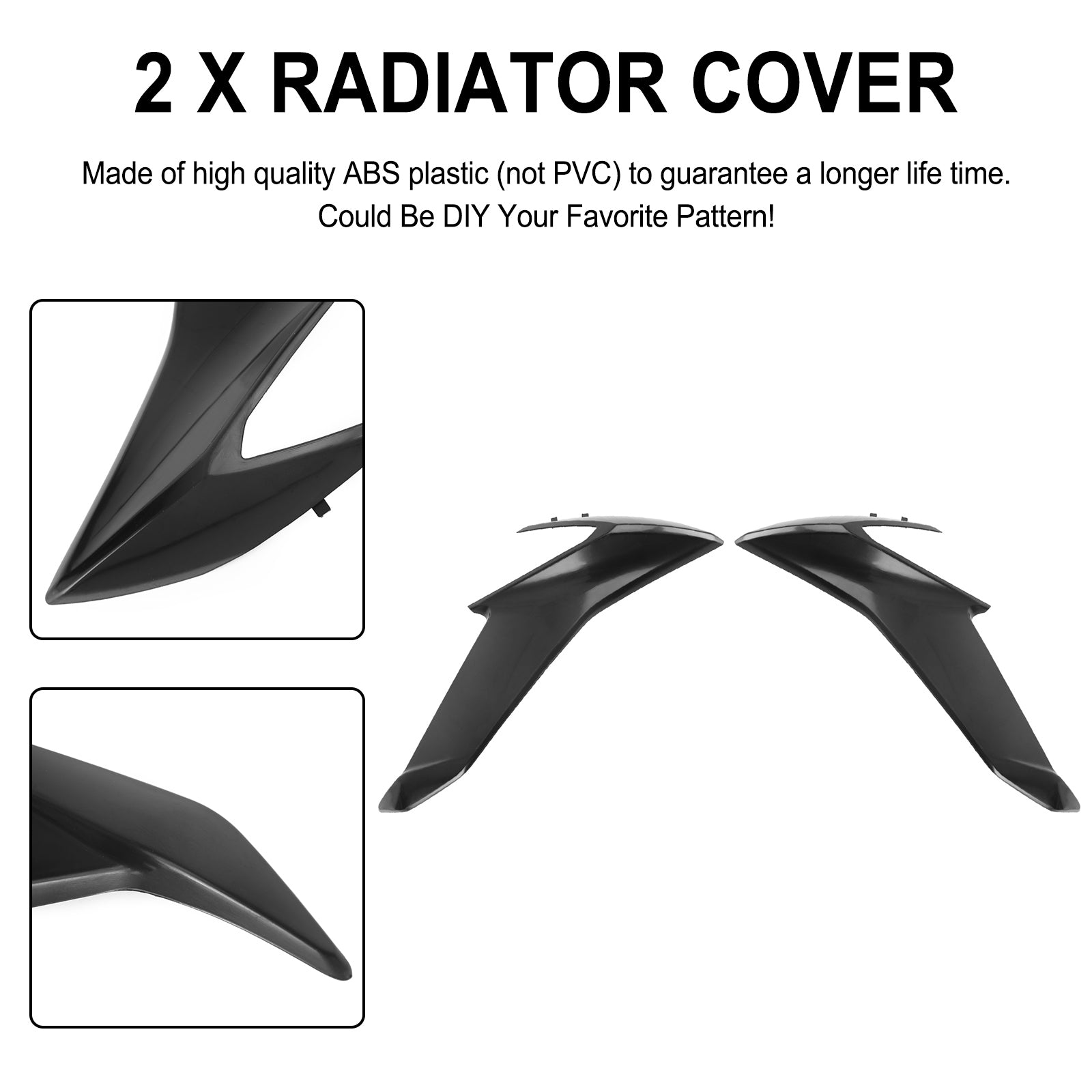 2017-2024 Suzuki GSX-S 750 Failing sem pintura do guarda-farol do ABS