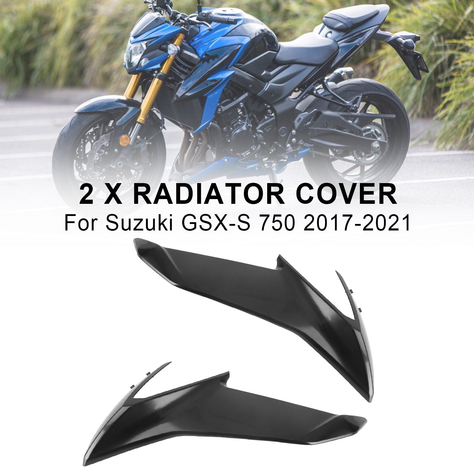 2017-2024 Suzuki GSX-S 750 Failing sem pintura do guarda-farol do ABS