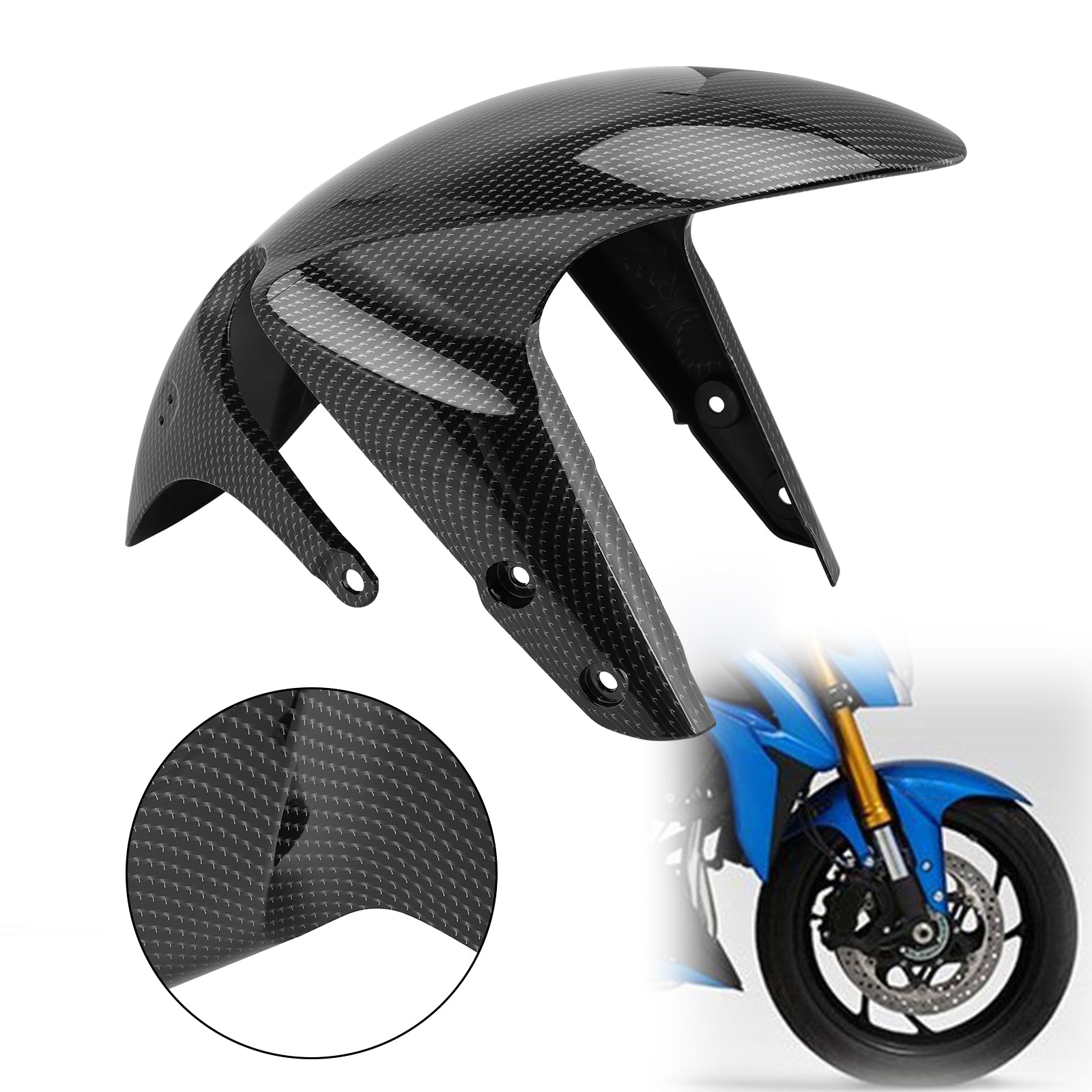 Kotflügel vorne Kotflügel Hugger Cowling Verkleidung für Suzuki GSX-S750 2017-2024 Carbon