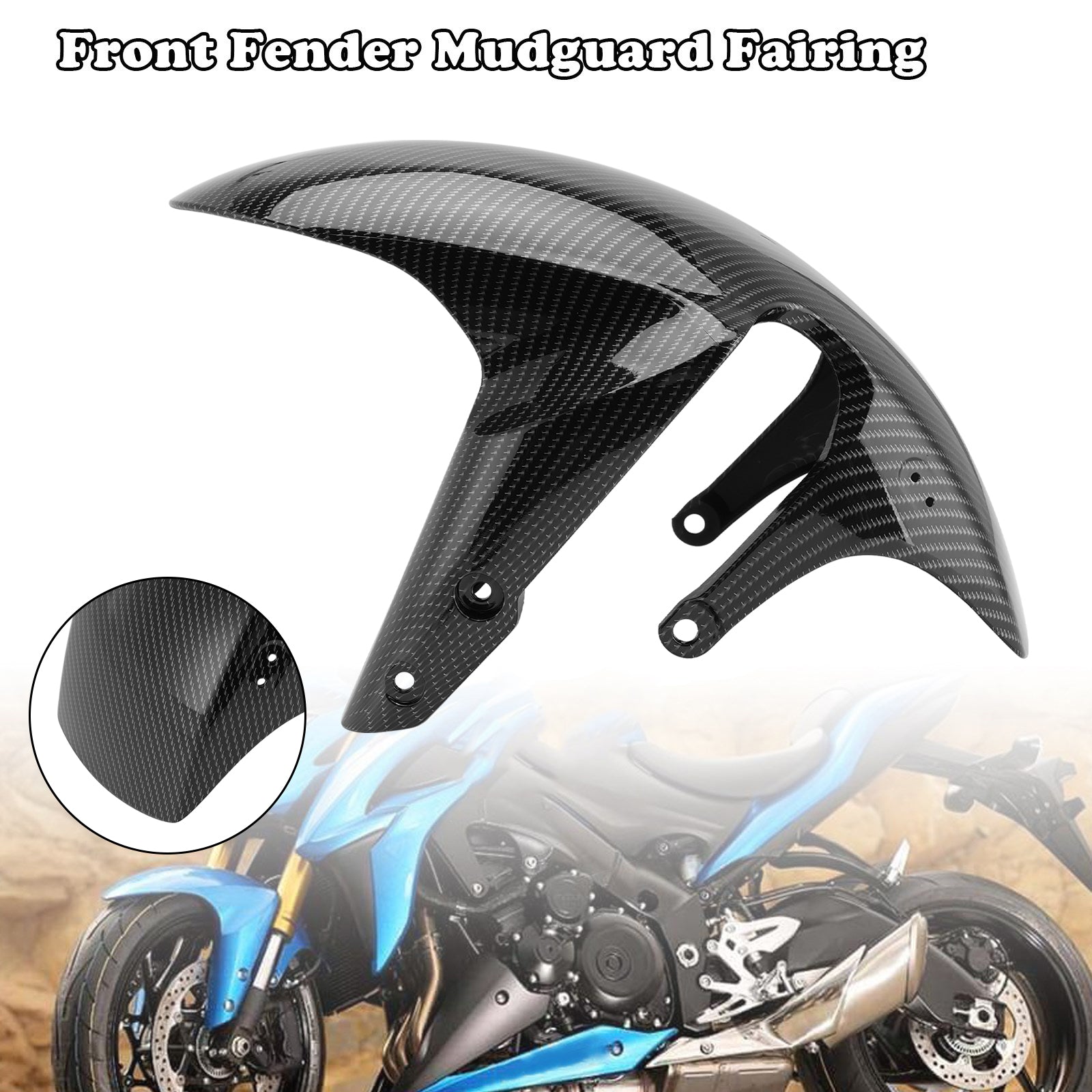 Kotflügel vorne Kotflügel Hugger Cowling Verkleidung für Suzuki GSX-S750 2017-2024 Carbon