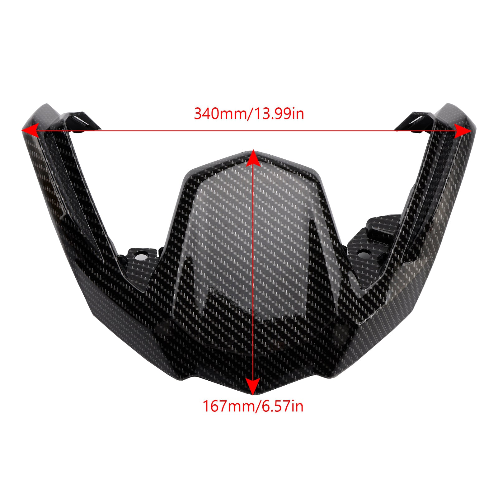 14-22 BMW R1200 R1250 GS Adventure Kotflügelverlängerung vorne Schnabel Nase Carbon