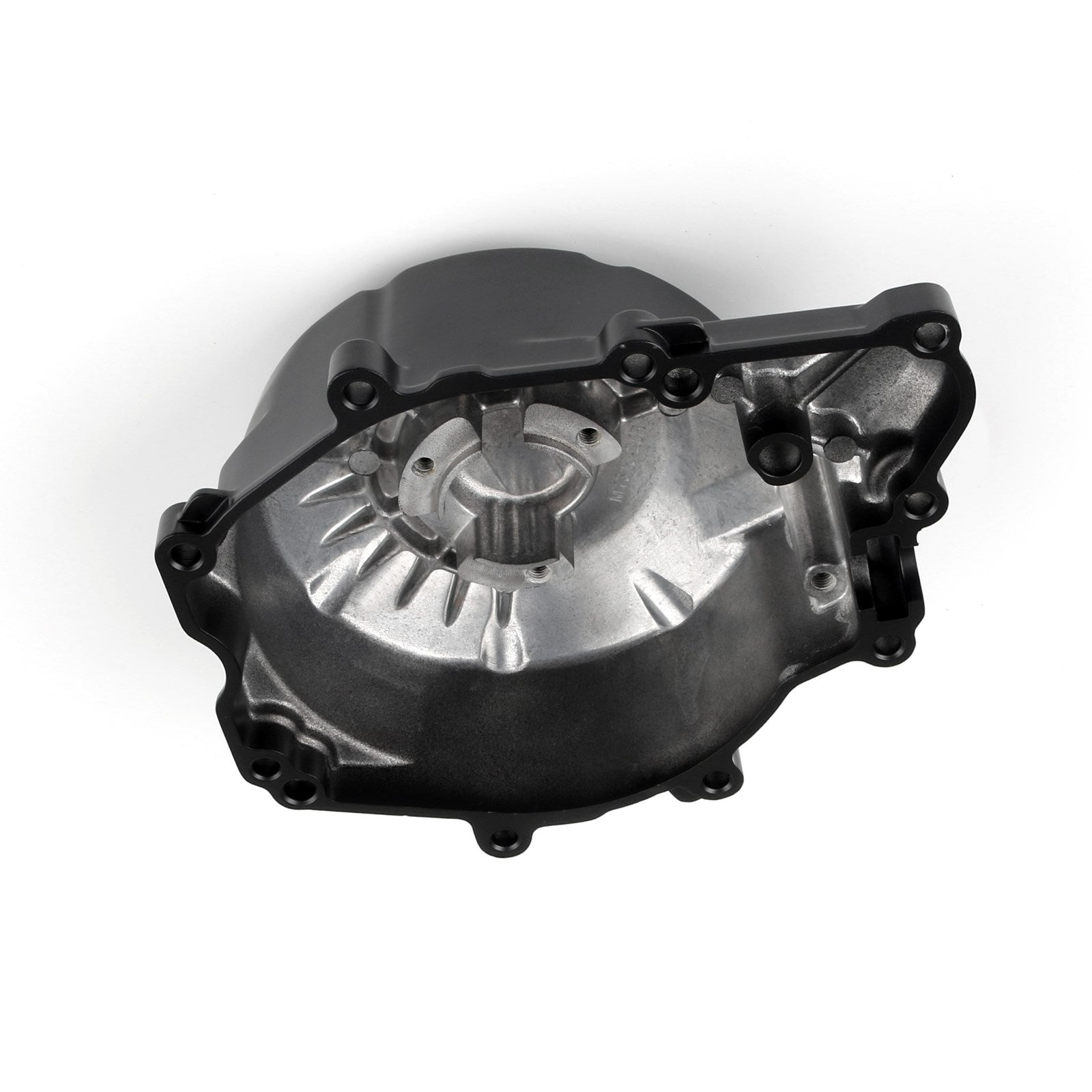 Stator Motorabdeckung Kurbelgehäuse Passend für Yamaha FZ6 2004-2010 2007 2008 2009 Schwarz