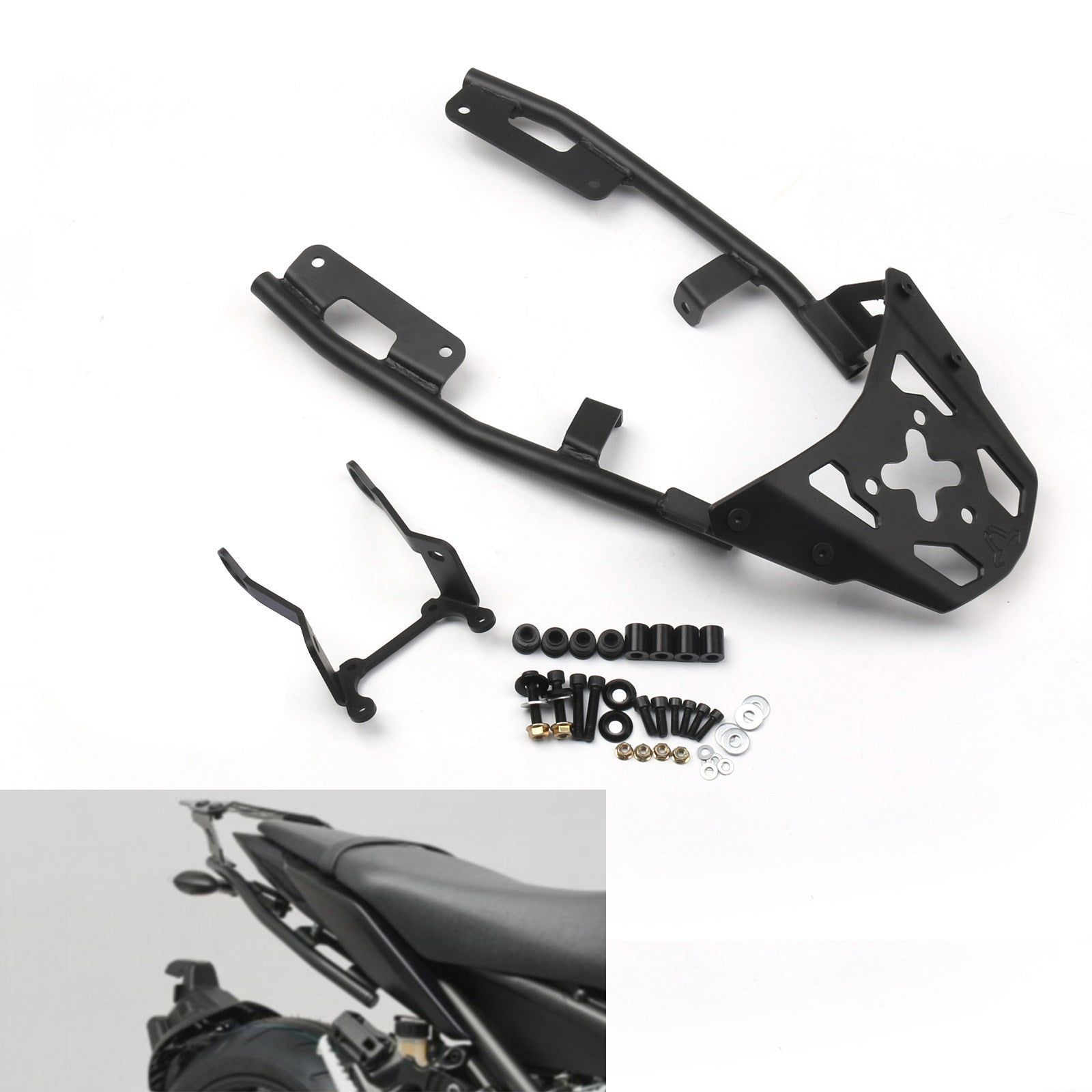 Kit de plaque de support arrière pour porte-bagages, pour Yamaha MT-09 MT 09 2017 – 2019, expédition générique FedEx Express