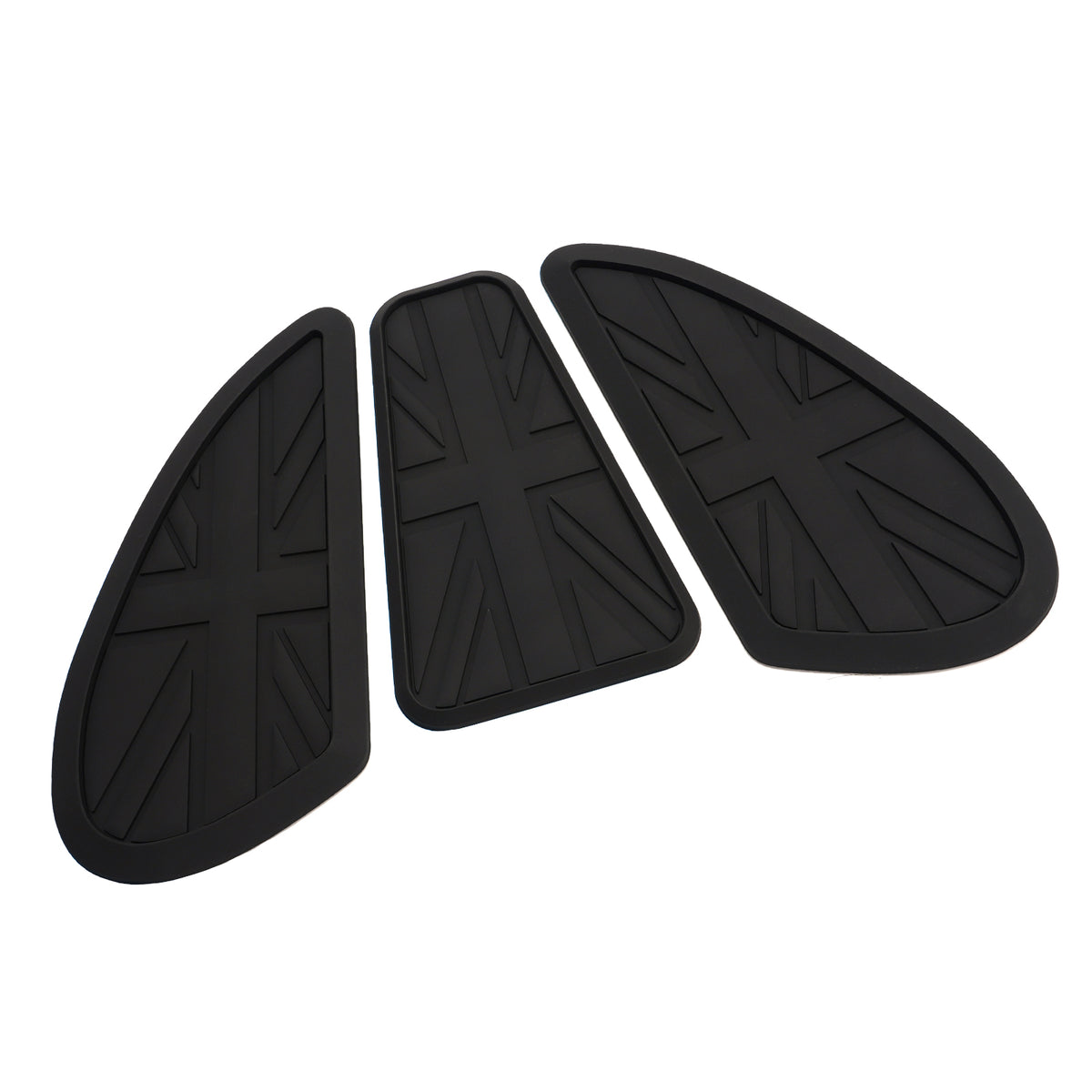 3x ginocchiere personalizzate per serbatoio benzina Union Jack per Bonneville T100 T120 Bobber