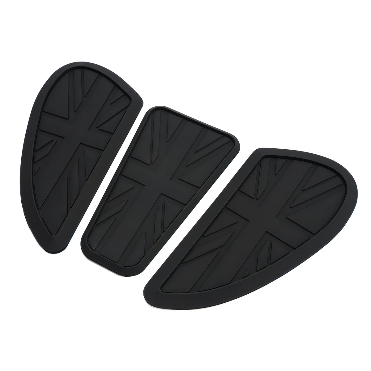 3x ginocchiere personalizzate per serbatoio benzina Union Jack per Bonneville T100 T120 Bobber