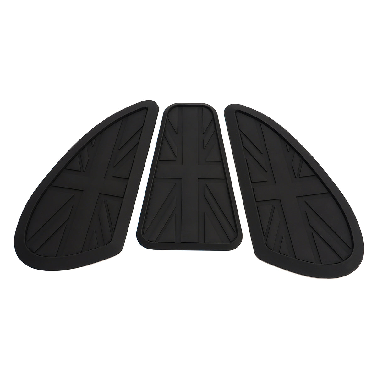 3x ginocchiere personalizzate per serbatoio benzina Union Jack per Bonneville T100 T120 Bobber