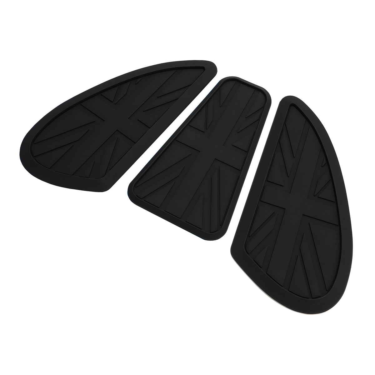 3x ginocchiere personalizzate per serbatoio benzina Union Jack per Bonneville T100 T120 Bobber