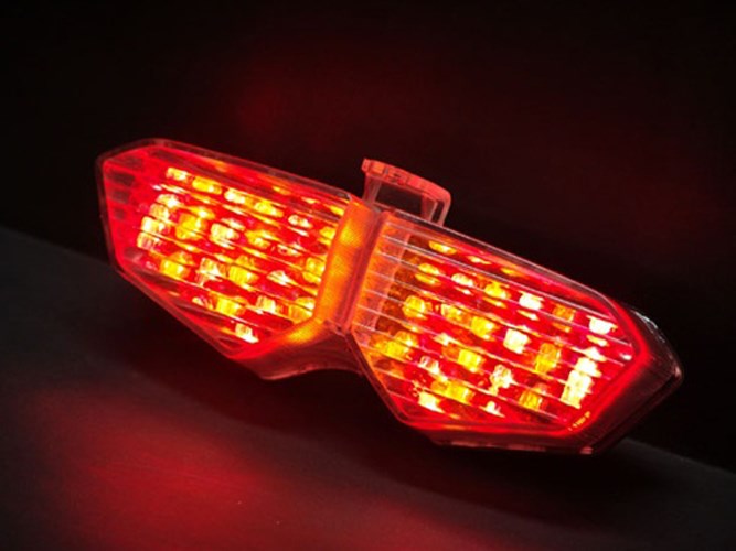 Integrierte LED-Rücklicht-Blinker für Yamaha YZF R6 03-05 YZF R6S Klar