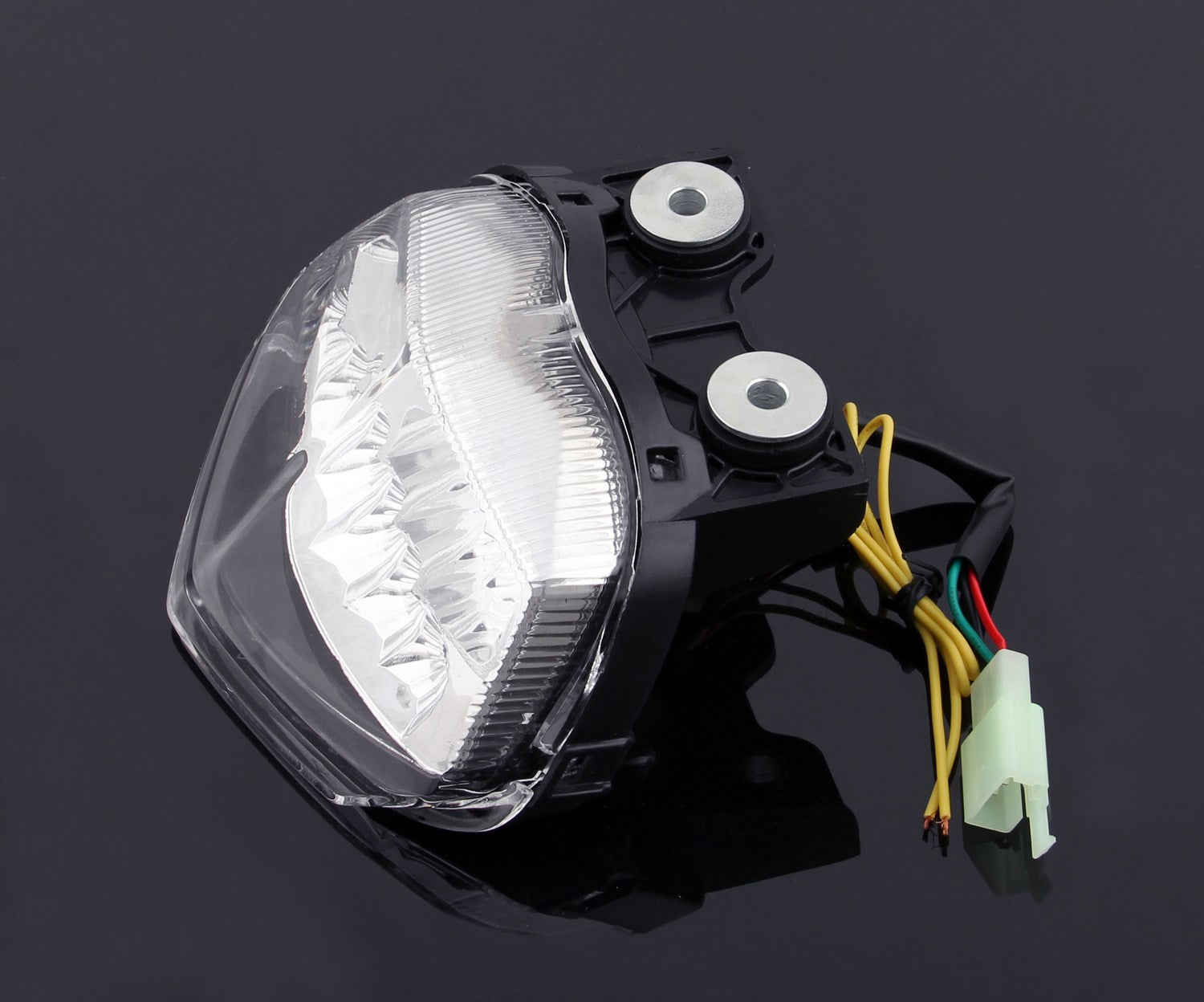 Indicatori di direzione posteriori a LED integrati per Kawasaki Ninja 250R EX250 08-12 Trasparenti