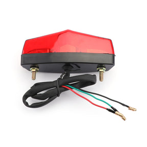 ABS LED Smoke 12V Brake Stop Running Rear Tail Light Lamp Universal RED