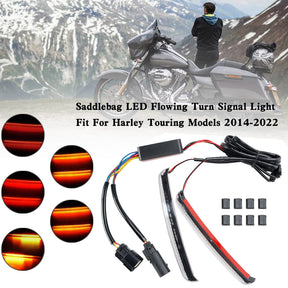 14-22 Road Glide FLHR CVO Satteltasche LED Fließende Blinker