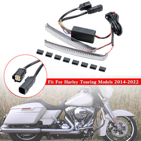 14-22 Road Glide FLHR CVO Indicatore di direzione a LED scorrevole per borse laterali