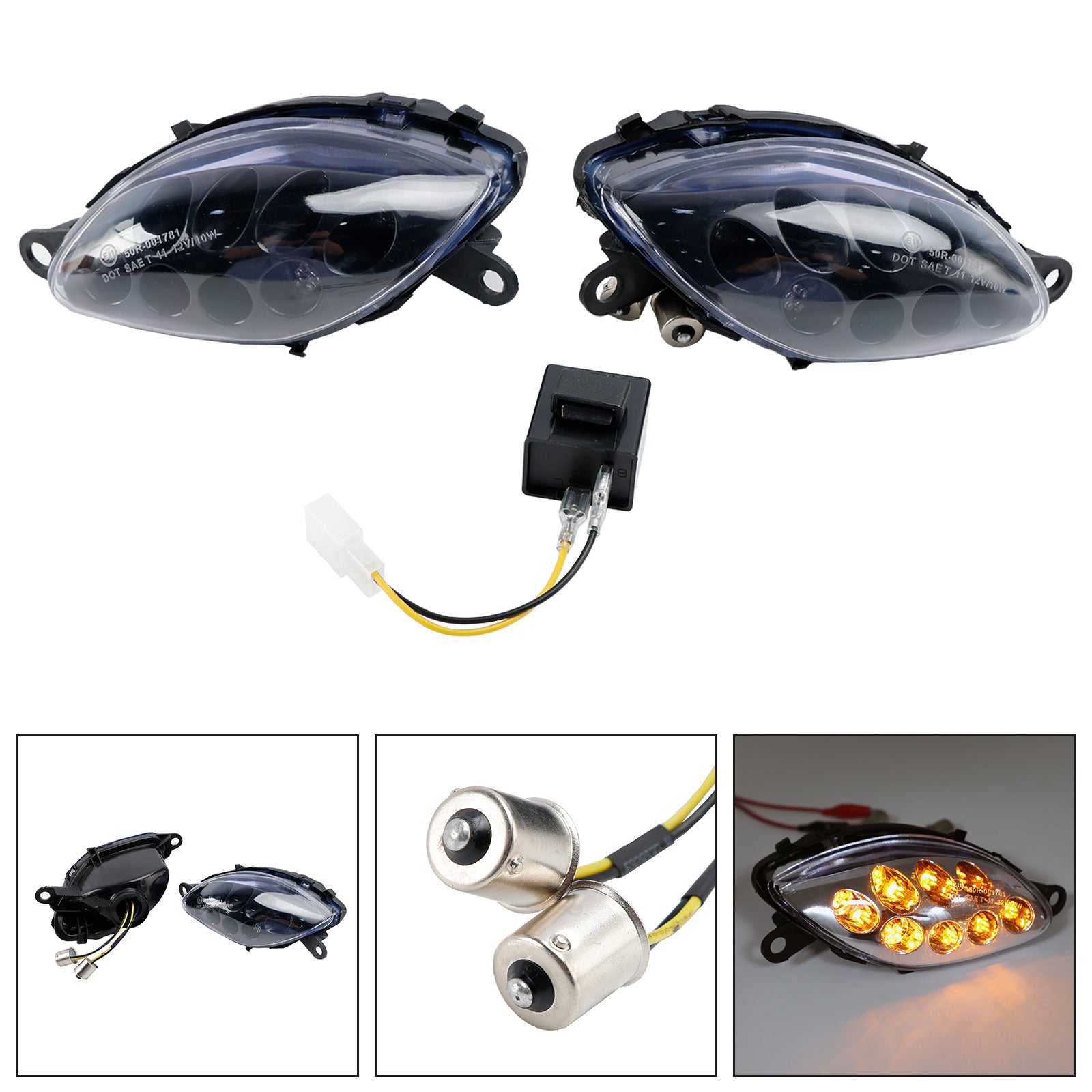 99-07 Suzuki Hayabusa GSXR1300 Front Turn Signals