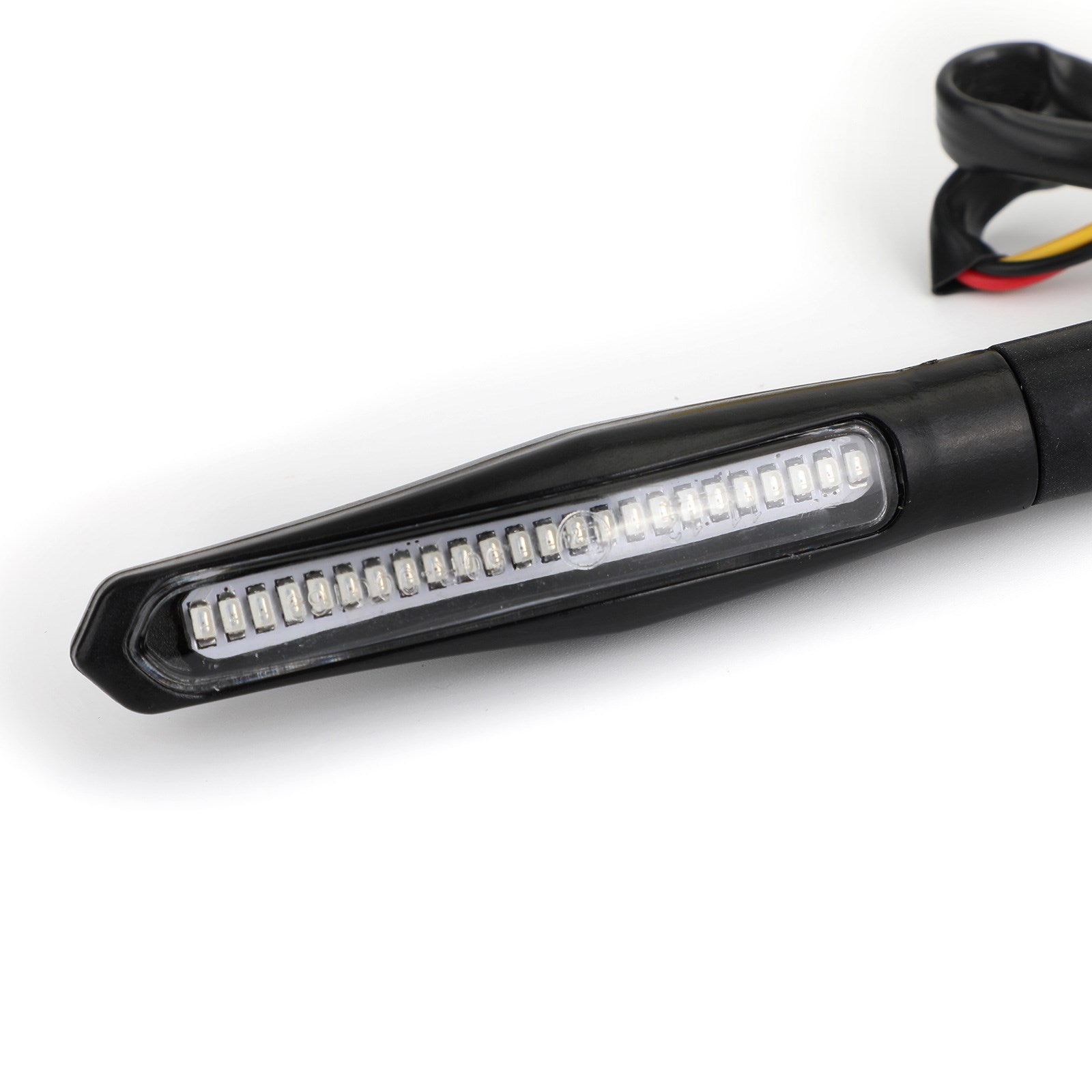 4x sequentielle fließende LED-Motorrad-Blinker-Anzeigeleuchten DRL-Bremsleuchte