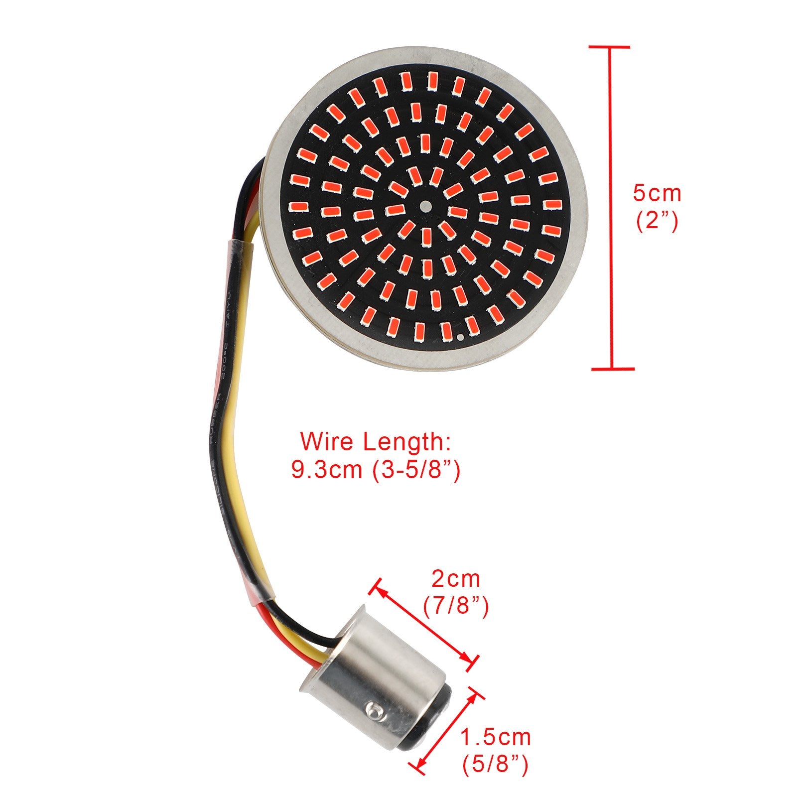 Softail Touring Dyna Sportster 1157 LED-Blinkereinsätze Lampe