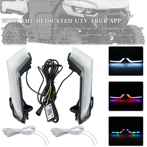 Luz LED frontal RGB para Can-Am Commander Defender Max 2020-2023