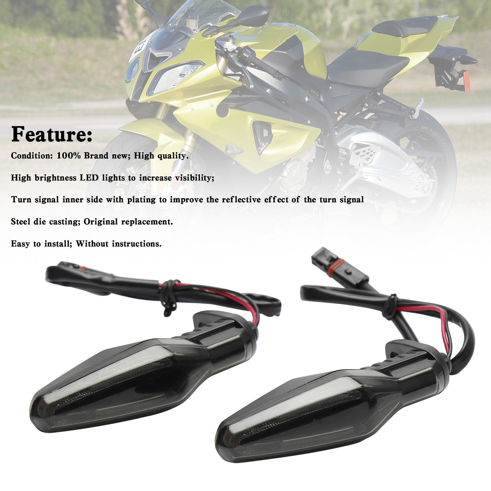 21-22MBMW R1250GS LED Turn Signal Lights