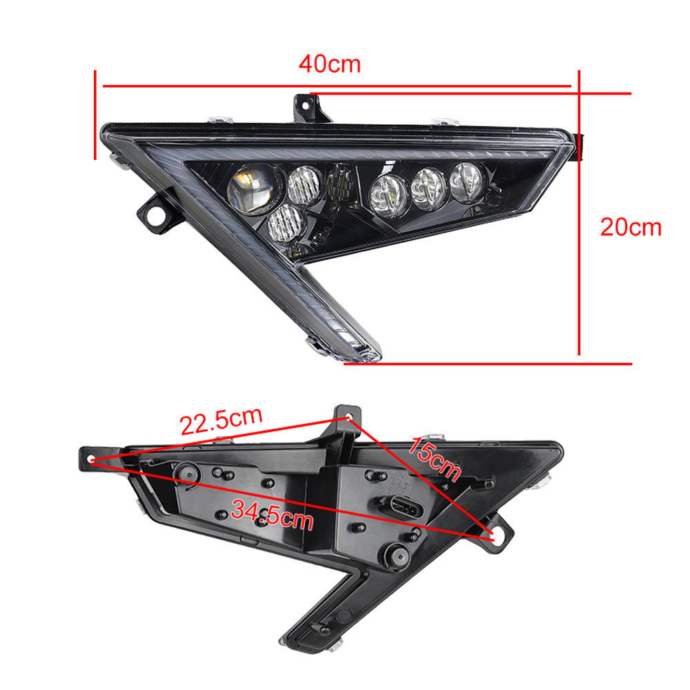 Feux de Signature avant 2414538 2414539, pour Polaris RZR PRO XP 2020 – 2021