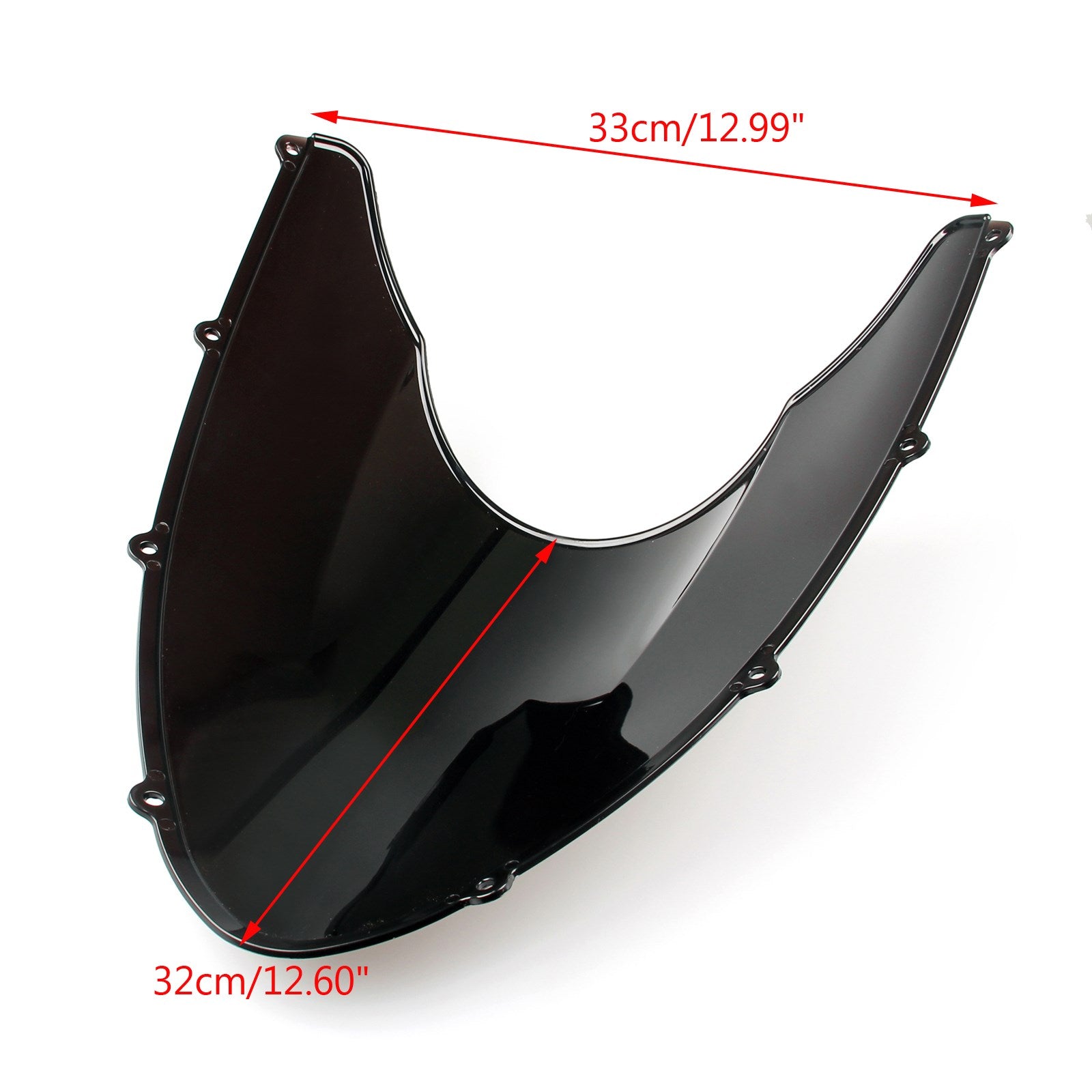 07-11 Ducati 848 1098 1198 Windshield WindScreen Double Bubble Smoke