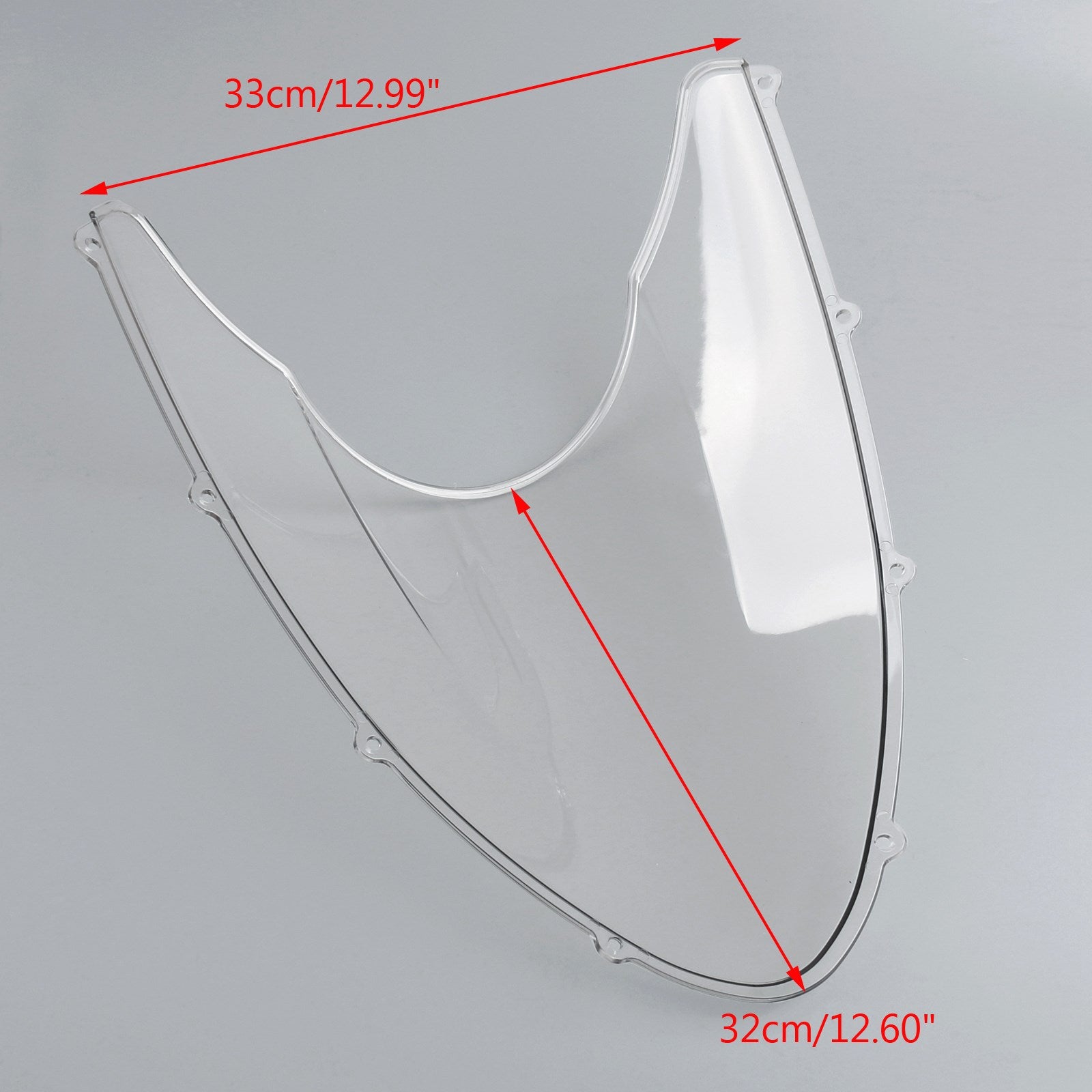 07-11 Ducati 848 1098 1198 Pare-brise Double Bulle Transparent