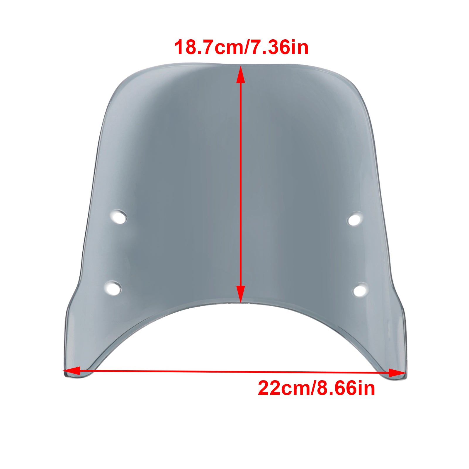 Honda 21-23 Trail 125 &amp; 20-23 CT125 Hunter Cub Windschutzscheibe Windschutz