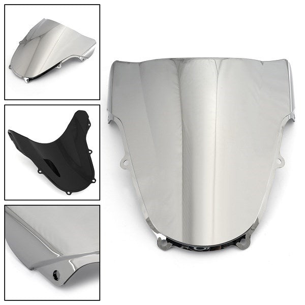 2001-2003 Suzuki GSXR600/750 Windshield Windscreen Double Bubble Chrome