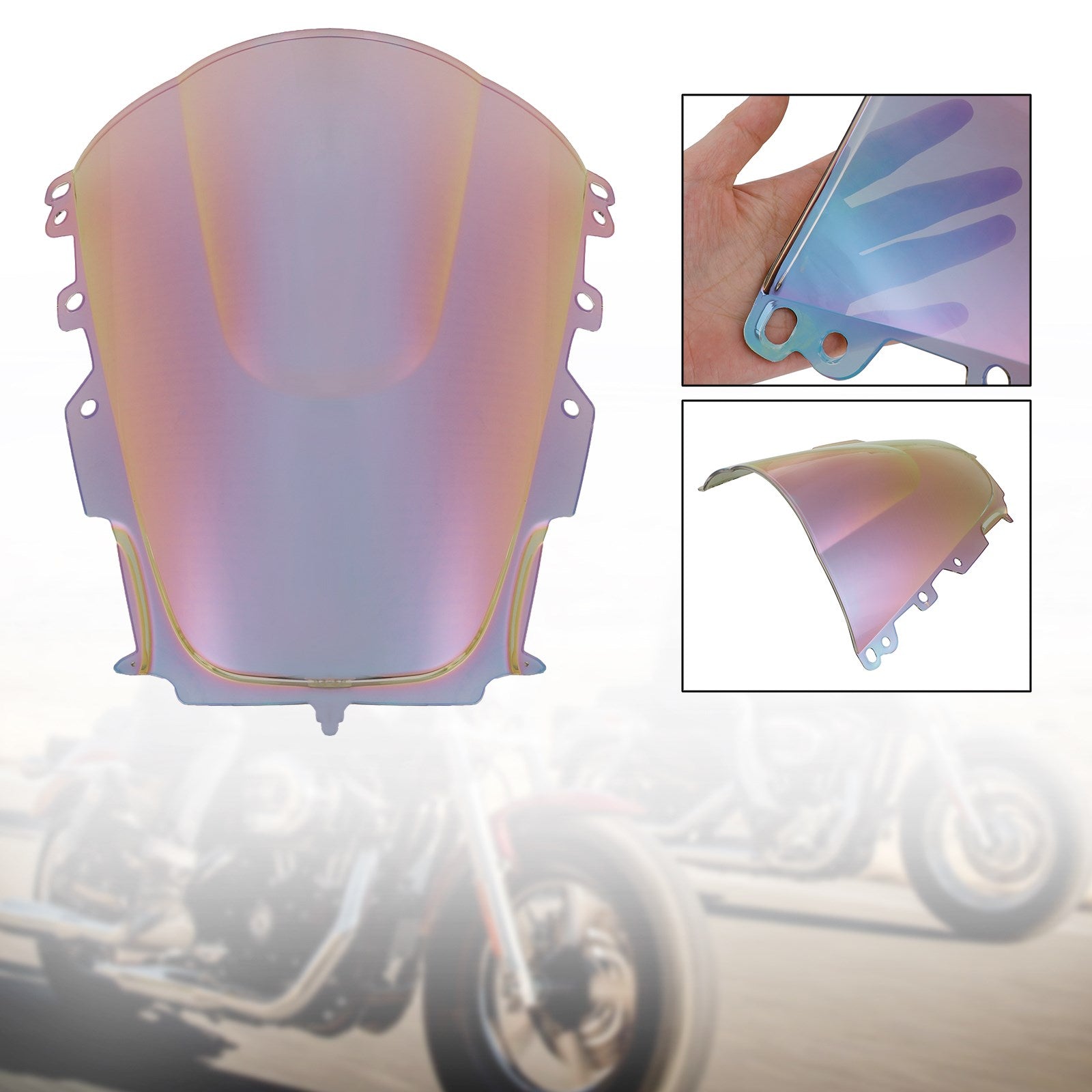 ABS-Motorrad-Windschutzscheibe, passend für Yamaha YZF R1 2020–2022